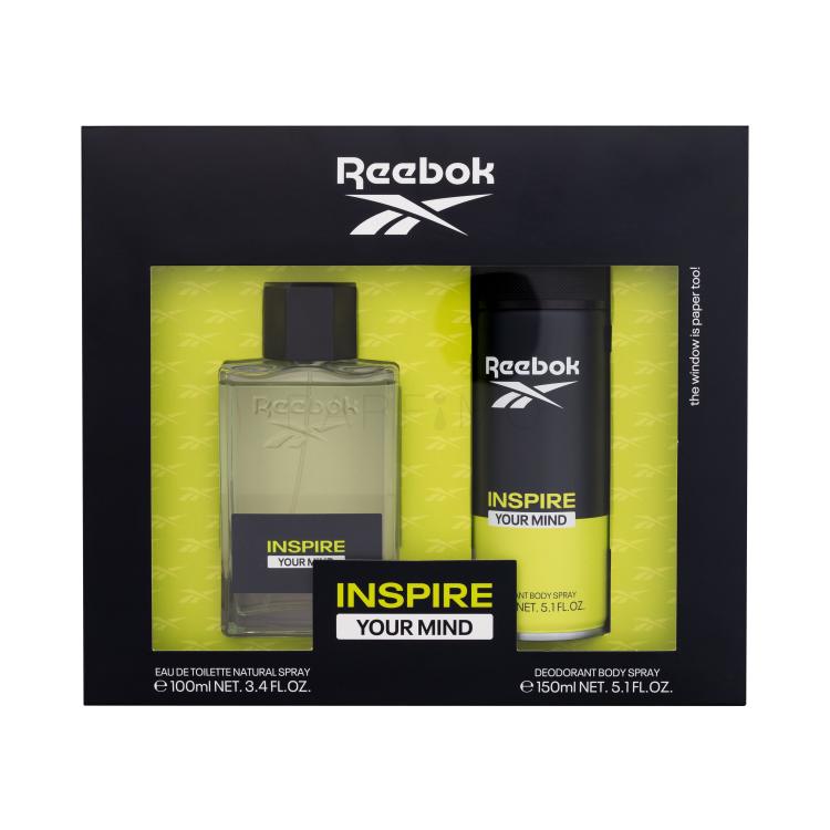 Reebok Inspire Your Mind Ajándékcsomagok eau de toilette 100 ml + dezodor 150 ml