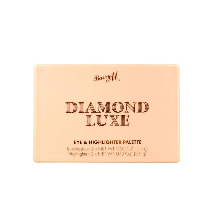 Barry M Diamond Luxe Eye &amp; Highlighter Palette Szemhéjfesték nőknek 22,8 g