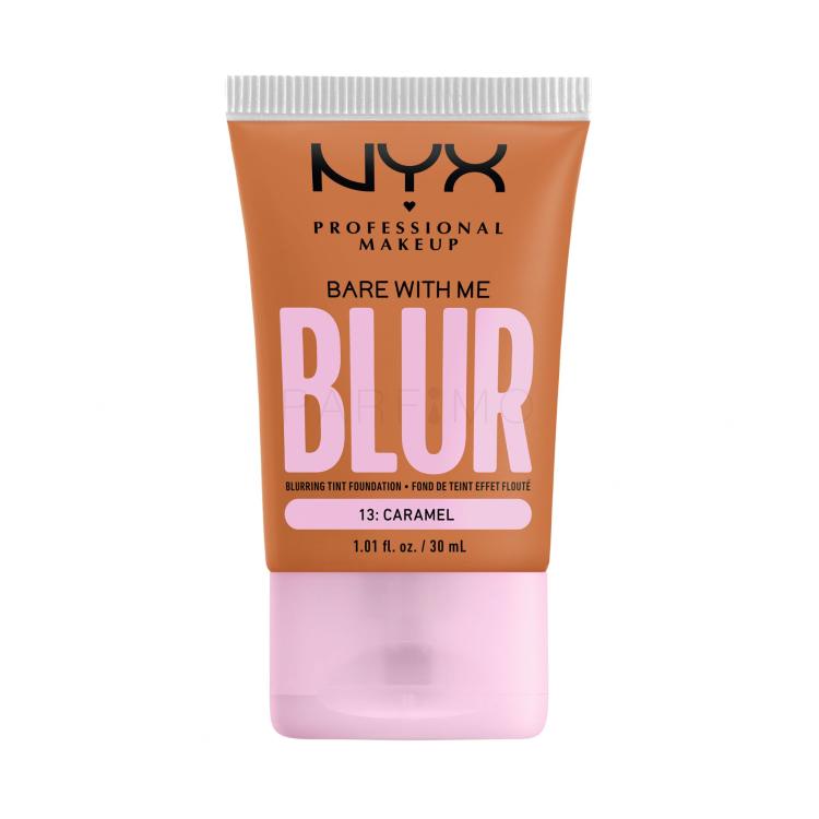 NYX Professional Makeup Bare With Me Blur Tint Foundation Alapozó nőknek 30 ml Változat 13 Caramel