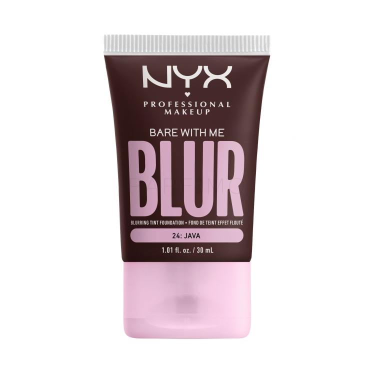 NYX Professional Makeup Bare With Me Blur Tint Foundation Alapozó nőknek 30 ml Változat 24 Java