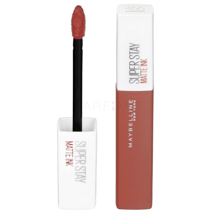 Maybelline Superstay Matte Ink Liquid Rúzs nőknek 5 ml Változat 455 Harmonizer