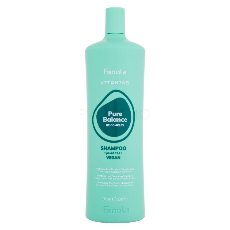 Fanola Vitamins Pure Balance Shampoo Sampon nőknek 1000 ml