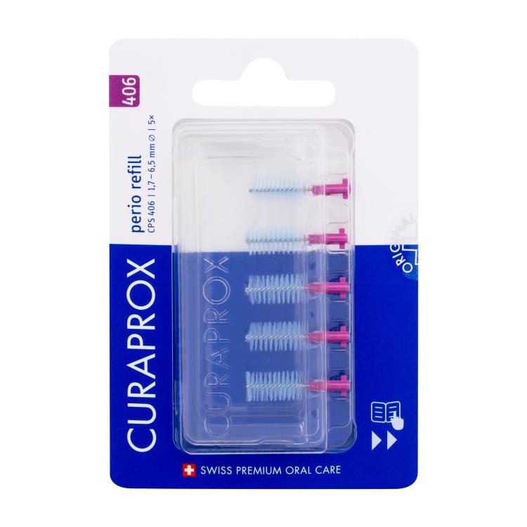 Curaprox CPS 406 Perio Refill 1,7 - 6,5 mm Fogközkefe Szett