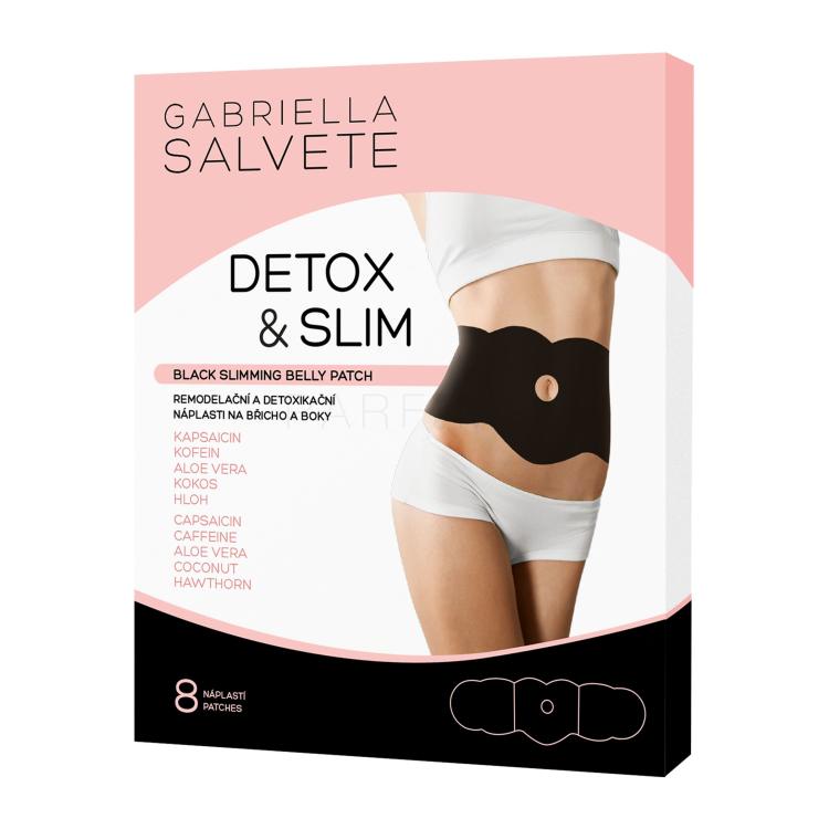 Gabriella Salvete Detox &amp; Slim Black Slimming Belly Patch Karcsúsítás és feszesítés Szett