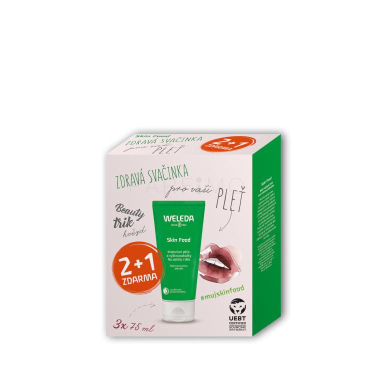 Weleda Skin Food Face &amp; Body Nappali arckrém nőknek Szett