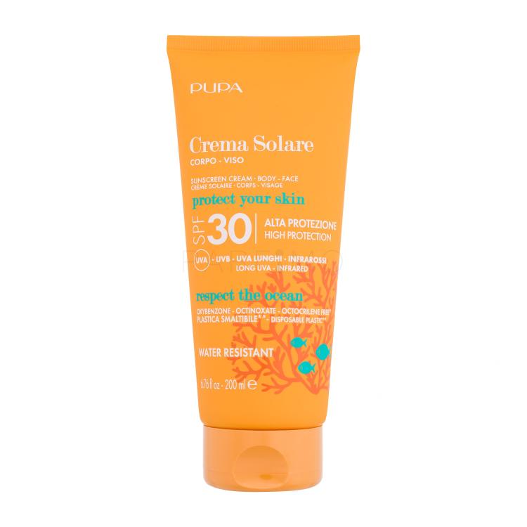 Pupa Sunscreen Cream SPF30 Fényvédő készítmény testre 200 ml