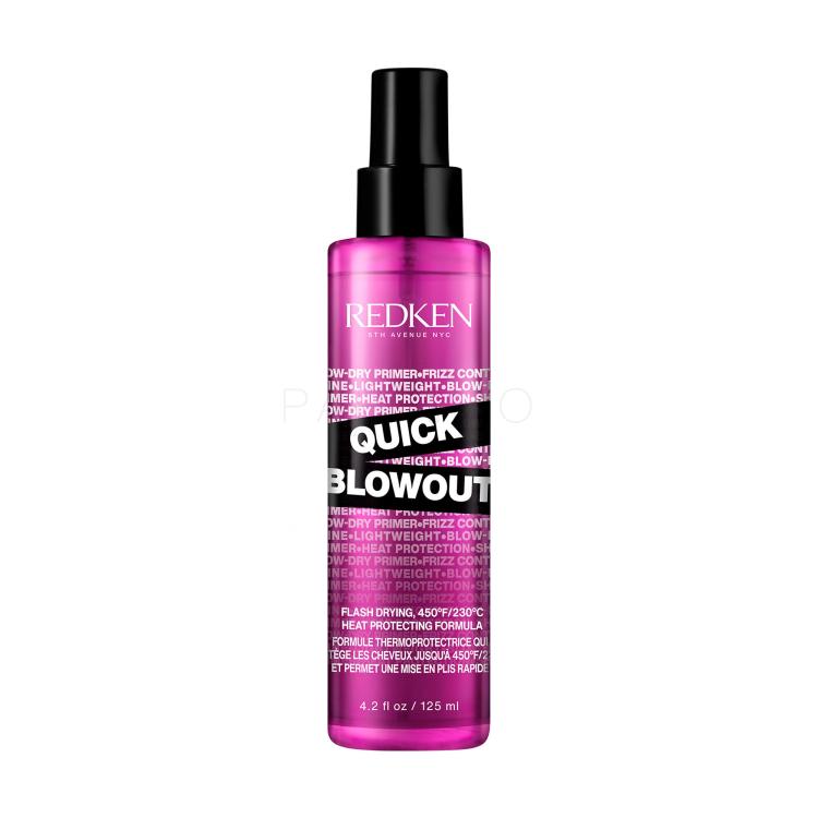 Redken Quick Blowout Lightweight Blow Dry Primer Spray Hőkezelt hajra nőknek 125 ml