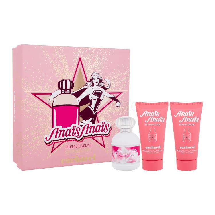 Cacharel Anaïs Anaïs Premier Délice SET1 Ajándékcsomagok eau de toilette 50 ml + testápoló tej 2 x 50 ml