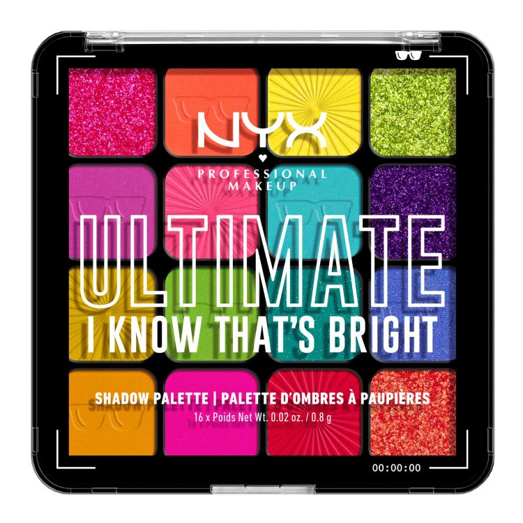 NYX Professional Makeup Ultimate I Know That´s Bright Szemhéjfesték nőknek 12,8 g