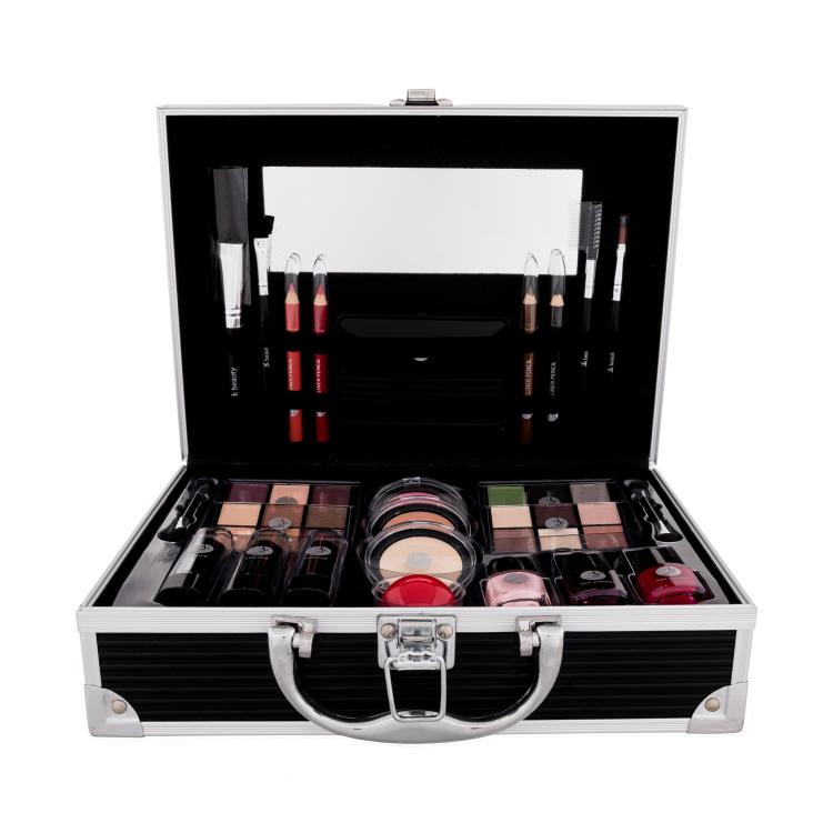 2K All About Beauty Train Case Black Sminkkészlet nőknek 60,2 g