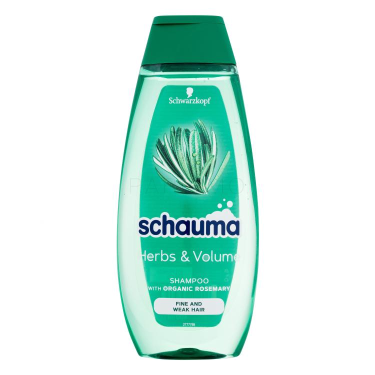 Schwarzkopf Schauma Herbs &amp; Volume Shampoo Sampon nőknek 400 ml