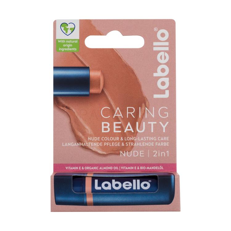 Labello Caring Beauty Ajakbalzsam nőknek 4,8 g Változat Nude