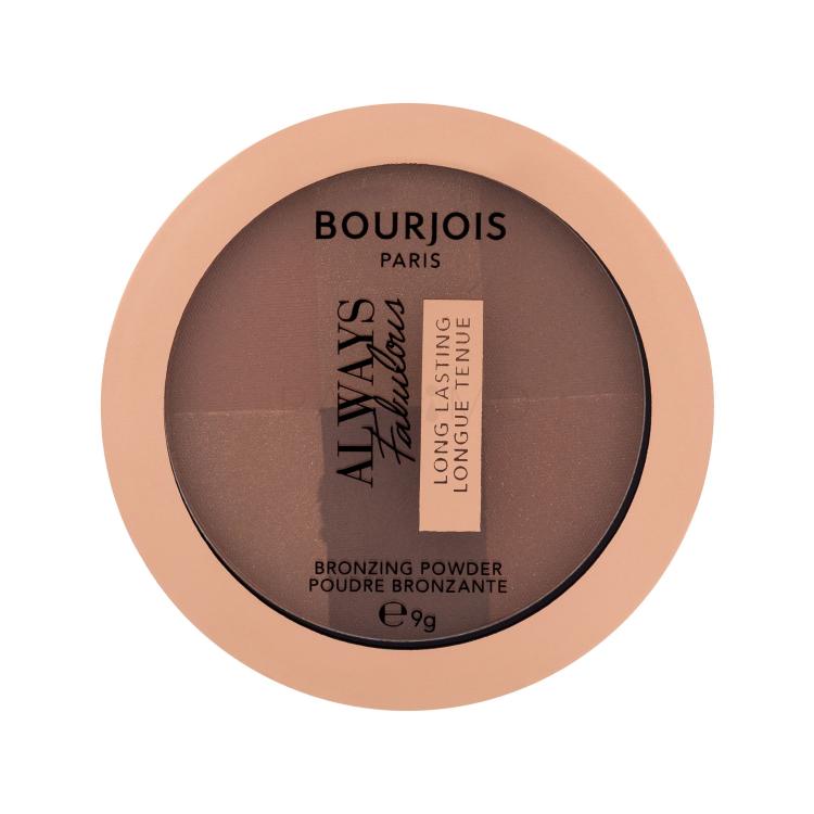 BOURJOIS Paris Always Fabulous Bronzing Powder Bronzosító nőknek 9 g Változat 002 Dark