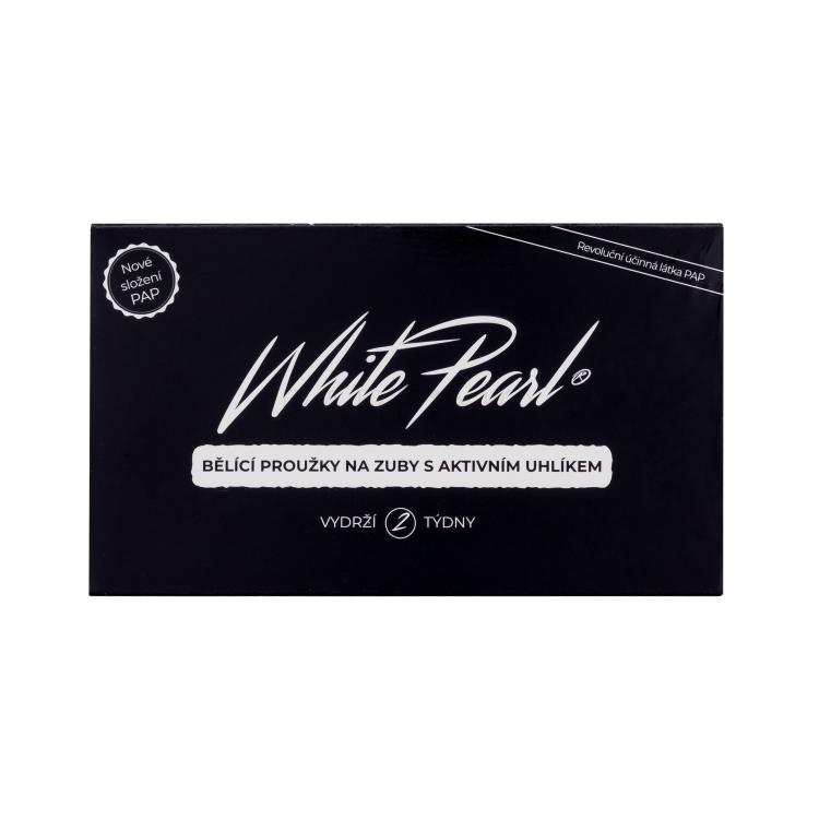 White Pearl PAP Charcoal Whitening Strips Fogfehérítés Szett