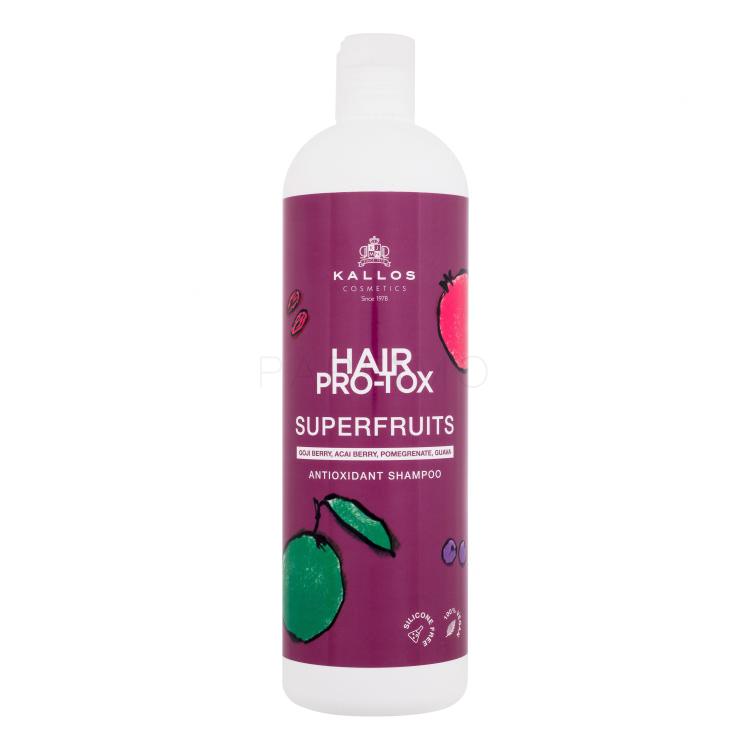 Kallos Cosmetics Hair Pro-Tox Superfruits Antioxidant Shampoo Sampon nőknek 500 ml