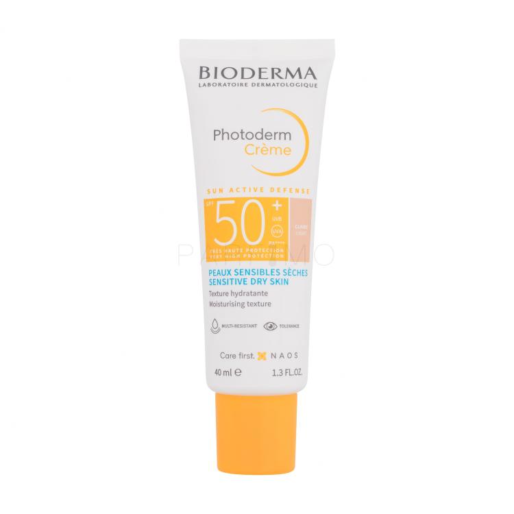 BIODERMA Photoderm Cream SPF50+ Fényvédő készítmény arcra 40 ml Változat Light