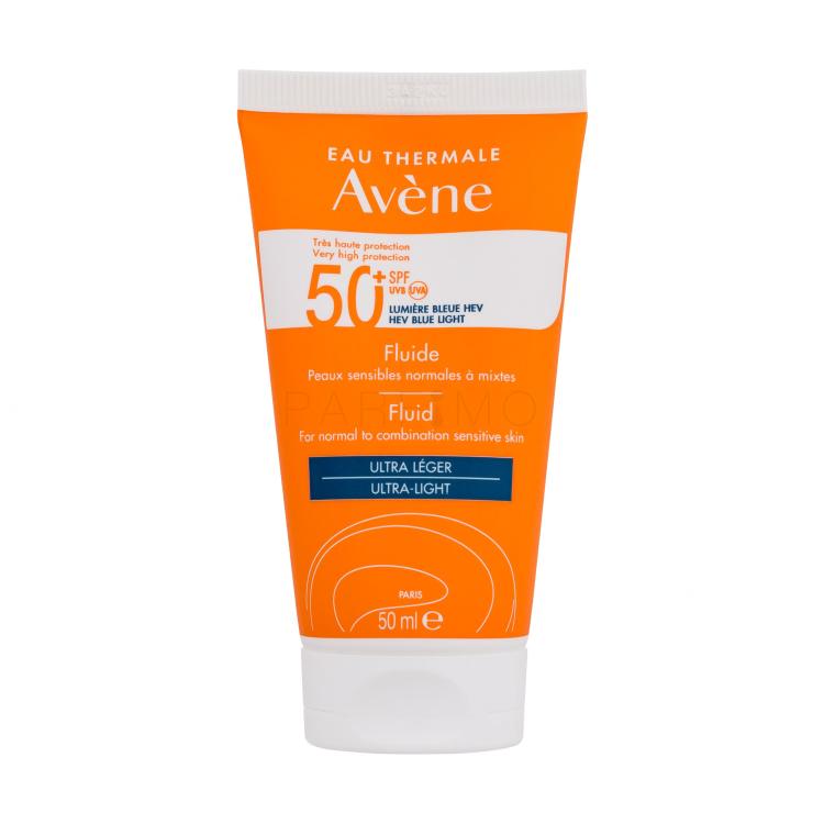 Avene Sun Fluid SPF50+ Fényvédő készítmény arcra 50 ml