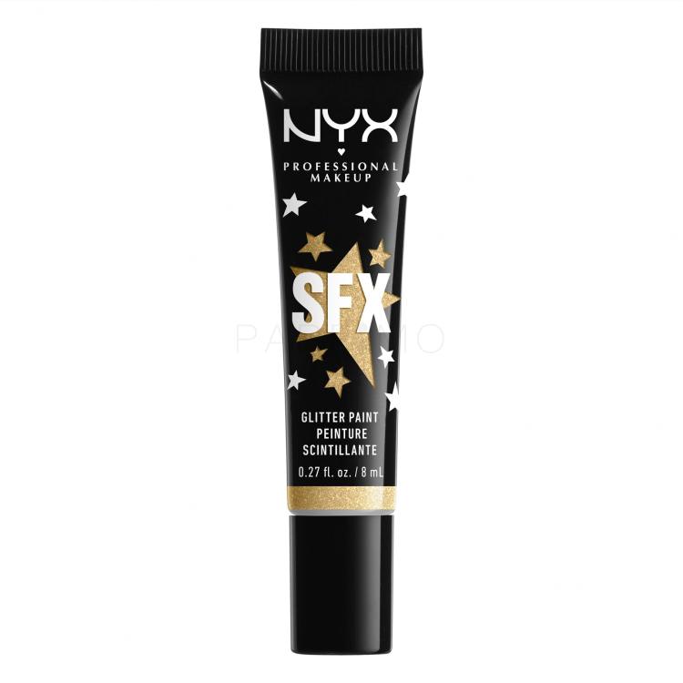 NYX Professional Makeup SFX Glitter Paint Alapozó nőknek 8 ml Változat 01 Graveyard Glam