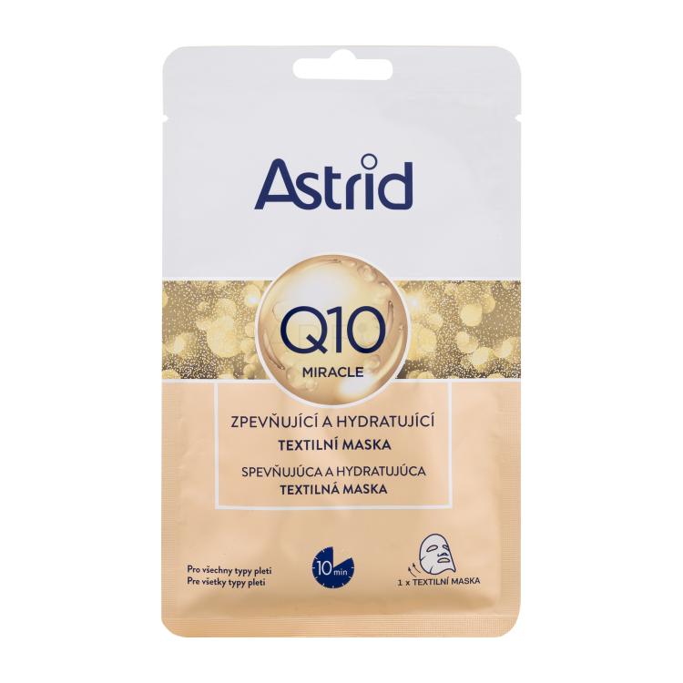 Astrid Q10 Miracle Firming and Hydrating Sheet Mask Arcmaszk nőknek 1 db