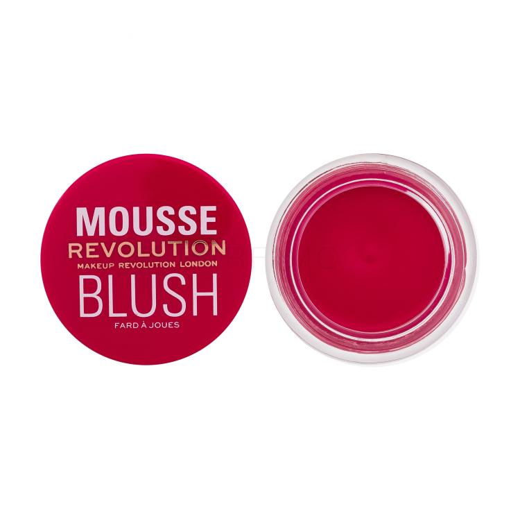 Makeup Revolution London Mousse Blush Pirosító nőknek 6 g Változat Juicy Fuchsia Pink