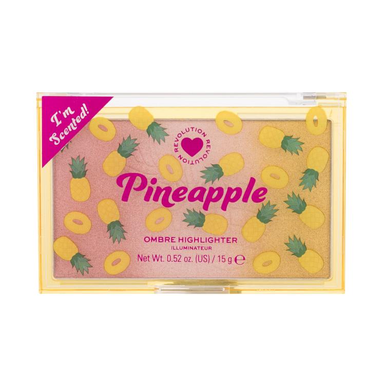 I Heart Revolution Pineapple Ombre Highlighter Highlighter nőknek 15 g