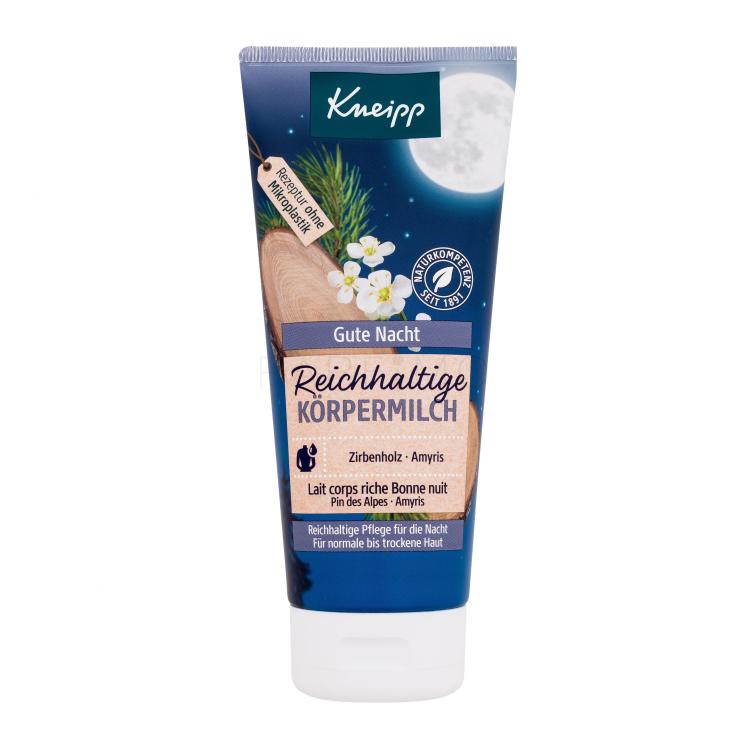 Kneipp Good Night Rich Body Lotion Testápoló tej 200 ml