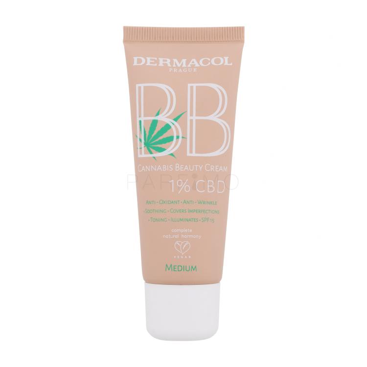 Dermacol BB Cream Cannabis Beauty Cream SPF15 BB krém nőknek 30 ml Változat 2 Medium