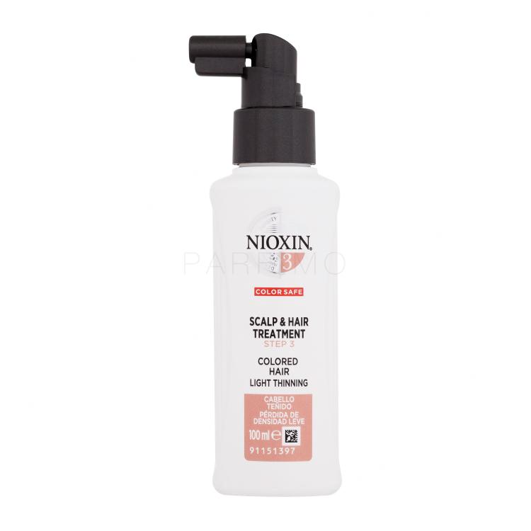 Nioxin System 3 Scalp &amp; Hair Treatment Öblítést nem igénylő hajápoló nőknek 100 ml