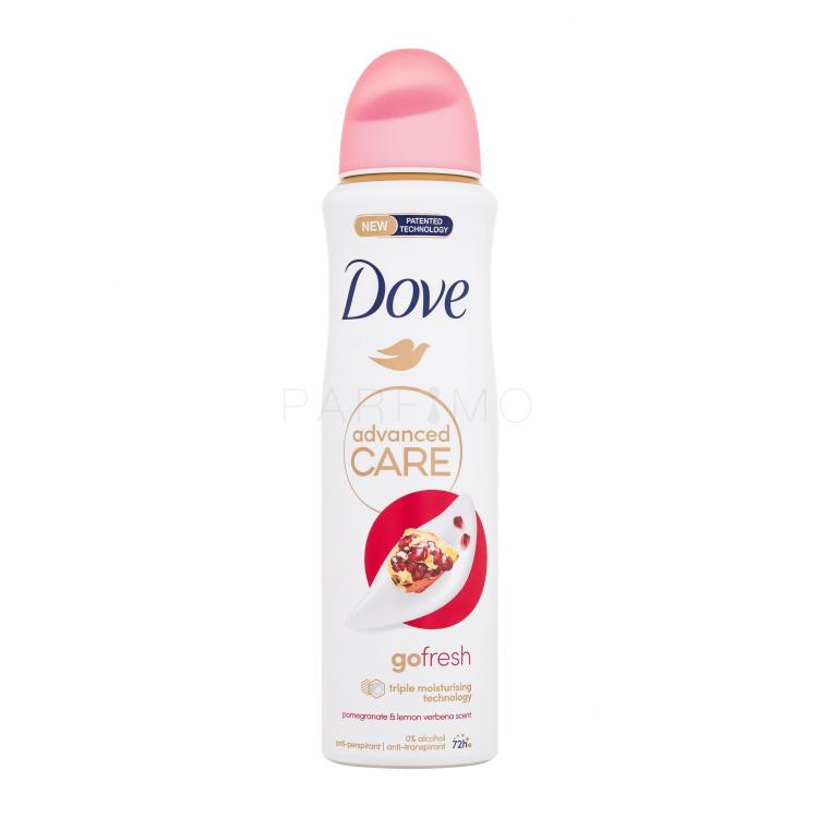 Dove Advanced Care Go Fresh Pomegranate &amp; Lemon Verbena 72h Izzadásgátló nőknek 150 ml