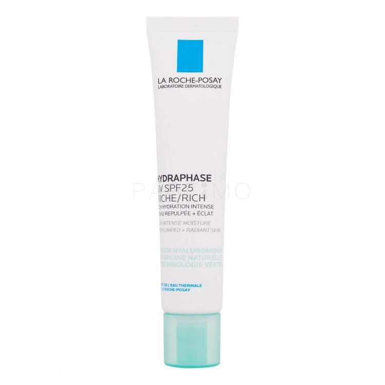 La Roche-Posay Hydraphase HA UV SPF25 Rich Nappali arckrém nőknek 40 ml