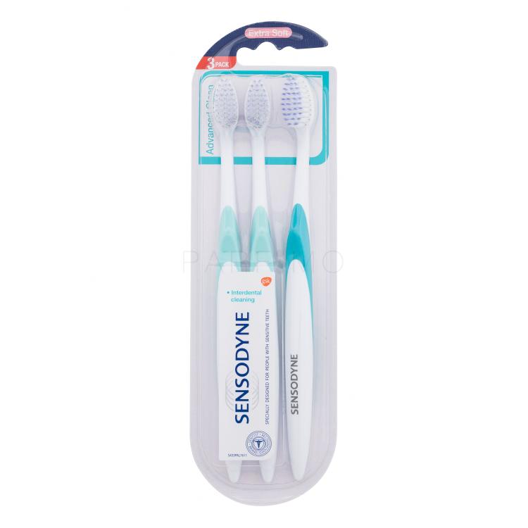 Sensodyne Advanced Clean Extra Soft Trio Fogkefe Szett