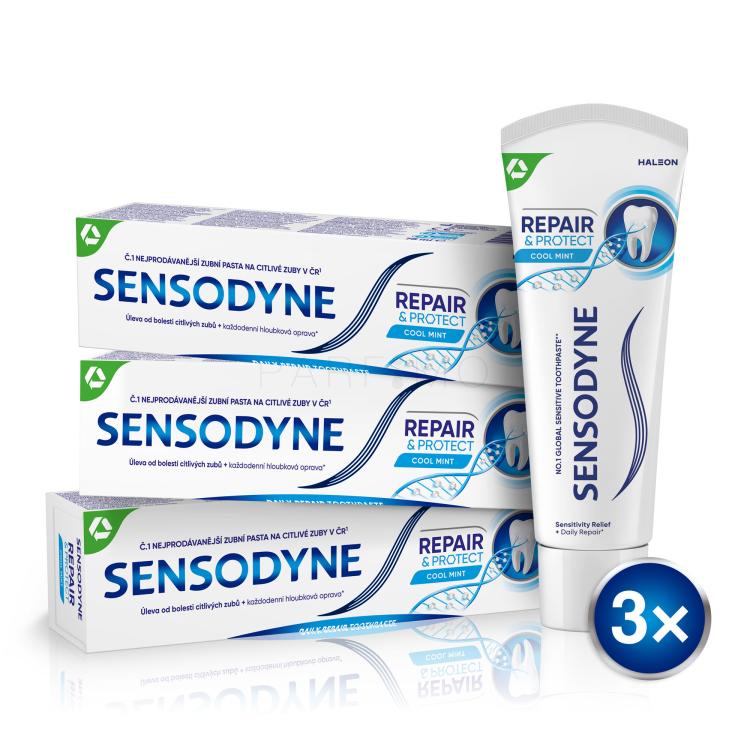 Sensodyne Repair &amp; Protect Trio Fogkrém Szett