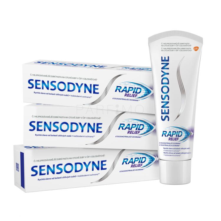 Sensodyne Rapid Relief Trio Fogkrém Szett