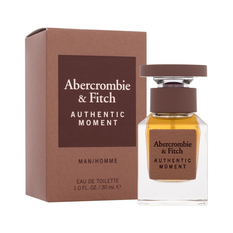 Abercrombie &amp; Fitch Authentic Moment Eau de Toilette férfiaknak 30 ml