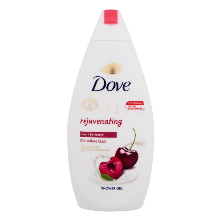 Dove Rejuvenating Cherry &amp; Chia Milk Tusfürdő nőknek 450 ml