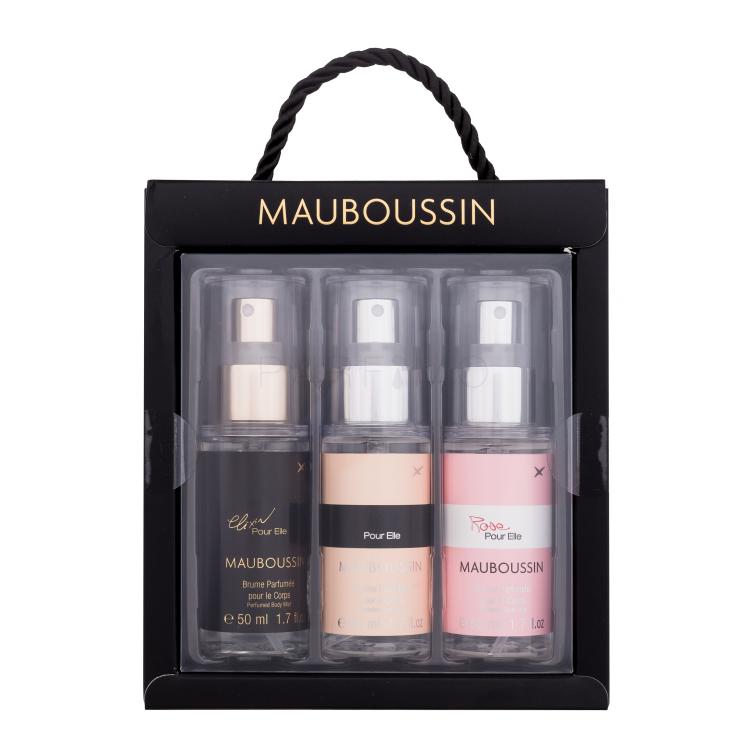 Mauboussin Mauboussin Pour Elle Ajándékcsomagok Elixir Pour Elle testpermet 50 ml + Pour Elle testpermet 50 ml + Rose Pour Elle testpermet 50 ml