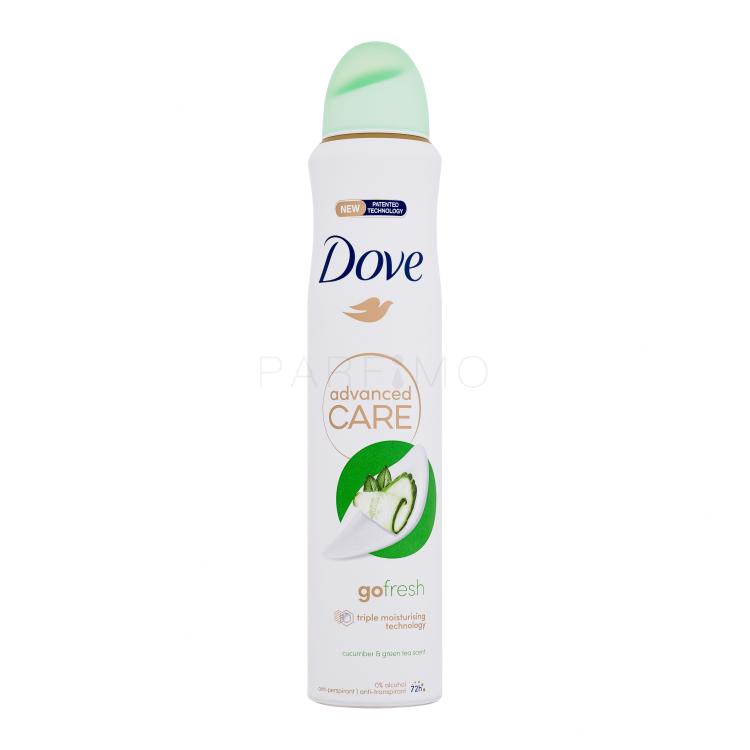 Dove Advanced Care Go Fresh Cucumber &amp; Green Tea 72h Izzadásgátló nőknek 200 ml