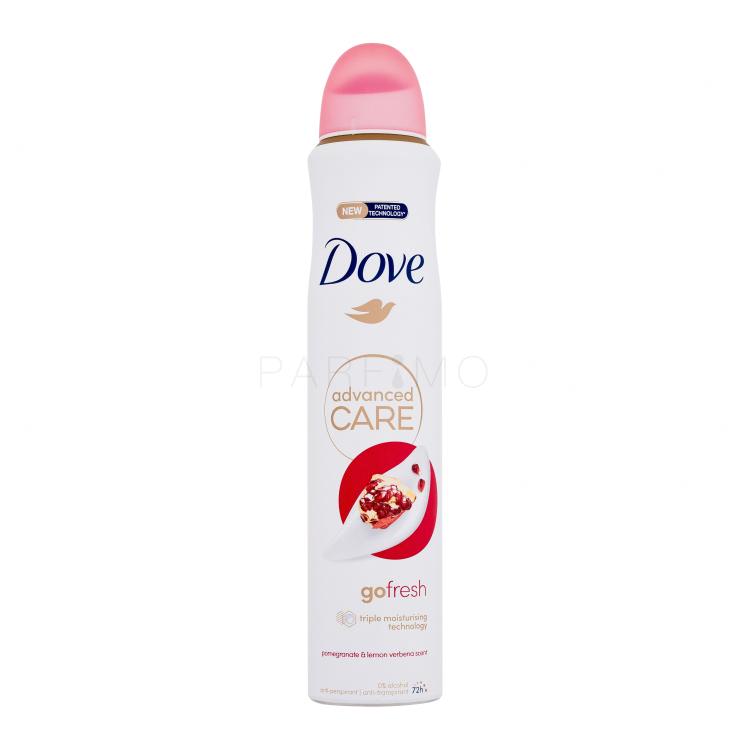 Dove Advanced Care Go Fresh Pomegranate &amp; Lemon Verbena 72h Izzadásgátló nőknek 200 ml