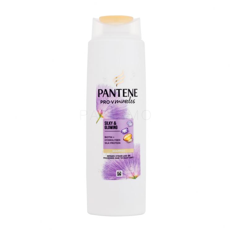 Pantene PRO-V Miracles Silky &amp; Glowing Shampoo Sampon nőknek 300 ml