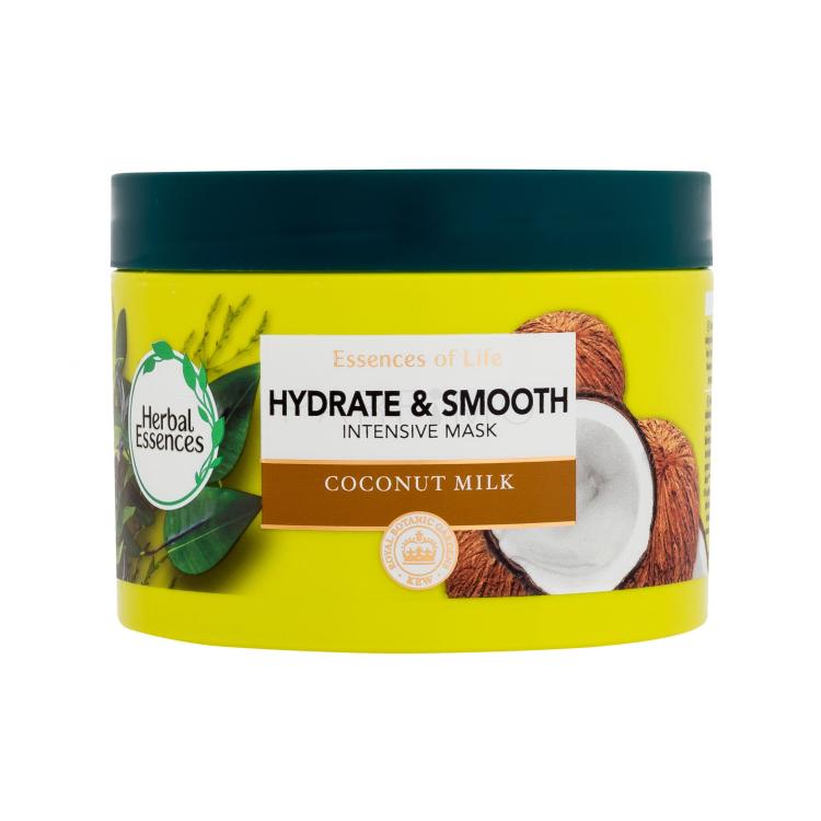 Herbal Essences Hydrate &amp; Smooth Coconut Milk Intesive Mask Hajpakolás nőknek 450 ml