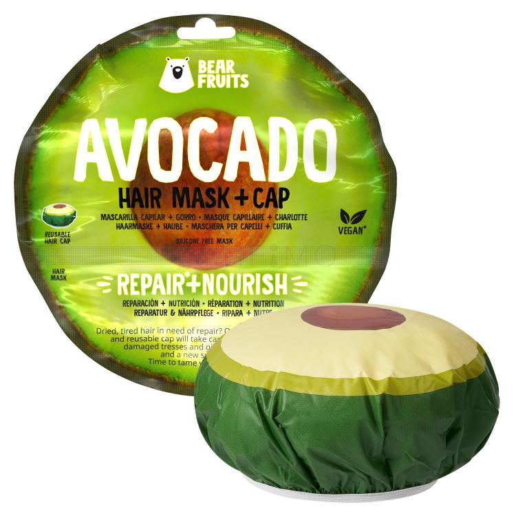 Bear Fruits Avocado Hair Mask + Cap Hajpakolás Szett