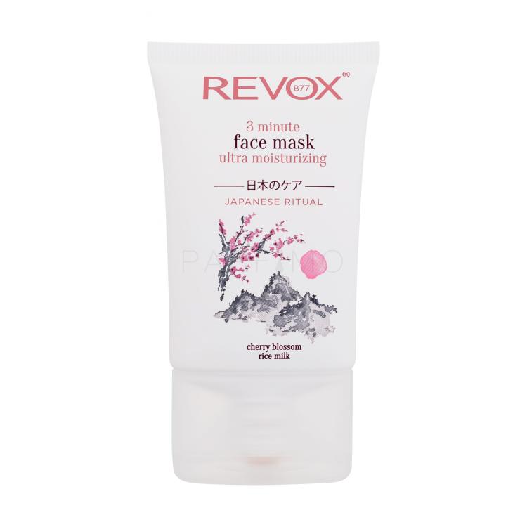 Revox Japanese Ritual 3 Minute Ultra Moisturizing Face Mask Arcmaszk nőknek 30 ml