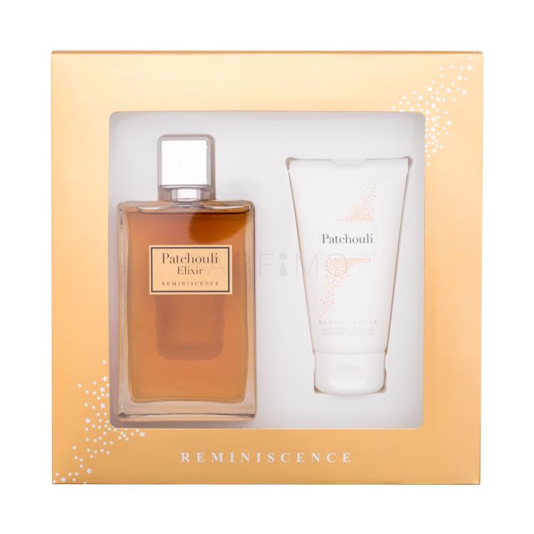 Reminiscence Patchouli Elixir Ajándékcsomagok eau de parfum 100 ml + Patchouli testápoló tej 75 ml sérült doboz