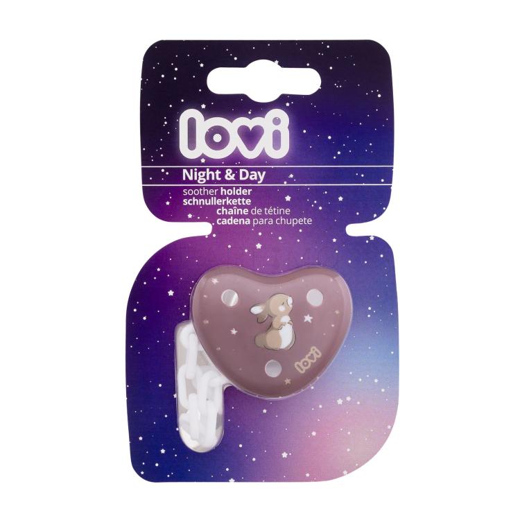 LOVI Night &amp; Day Soother Holder Girl Cumilánc gyermekeknek 1 db