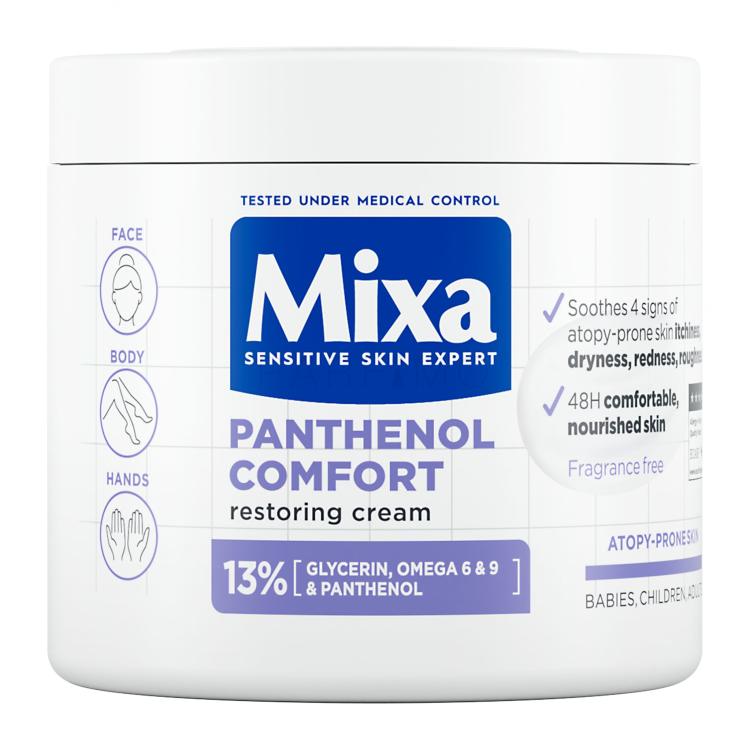 Mixa Panthenol Comfort Restoring Cream Testápoló krém 400 ml