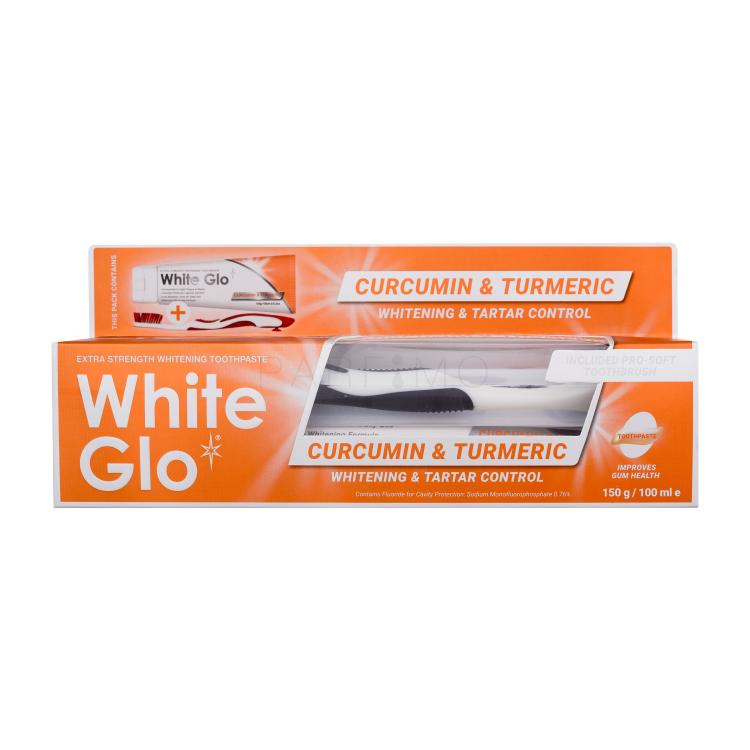 White Glo Curcumin &amp; Turmeric Fogkrém Szett