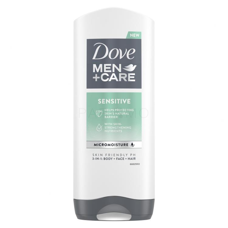 Dove Men + Care Sensitive Tusfürdő férfiaknak 400 ml