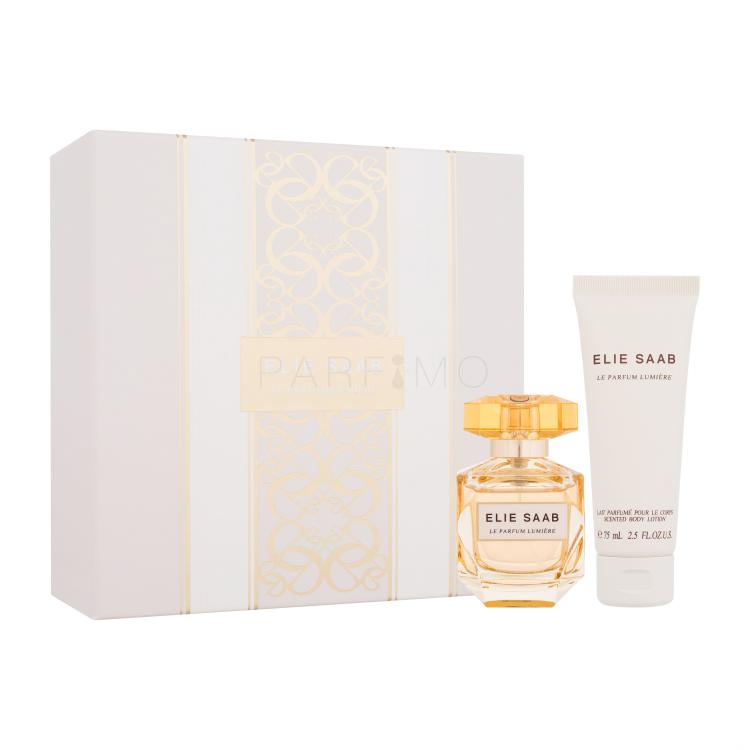 Elie Saab Le Parfum Lumière Ajándékcsomagok eau de parfum 50 ml + testápoló tej 75 ml