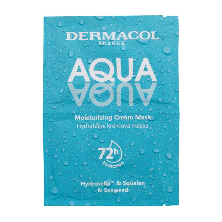 Dermacol Aqua Moisturising Cream Mask Arcmaszk nőknek 2x8 ml