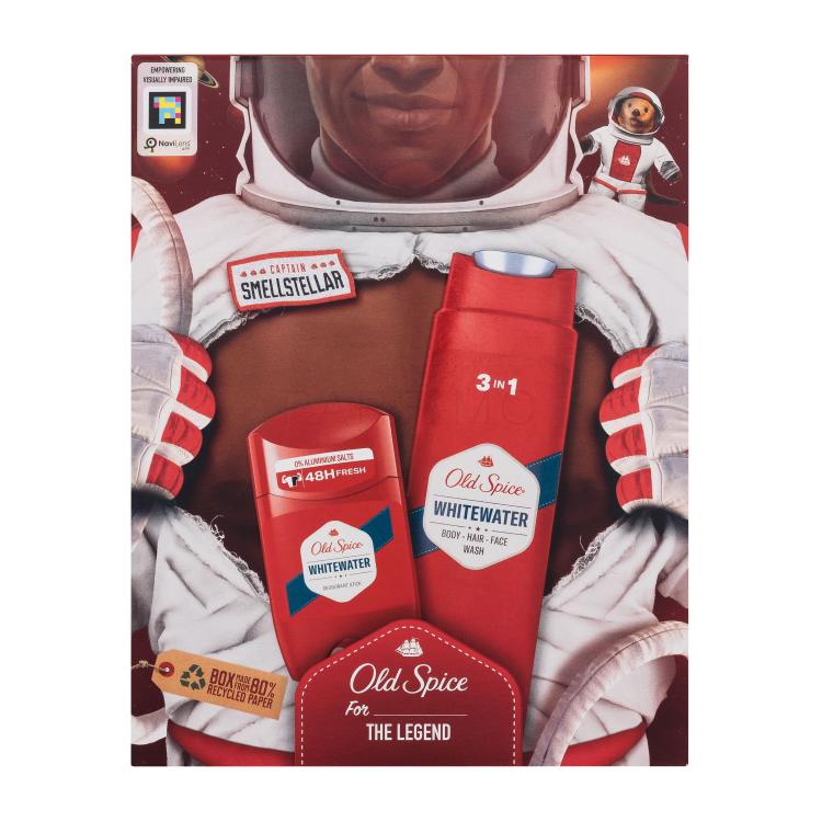 Old Spice Whitewater Ajándékcsomagok deó stift 50 ml + 3 az 1-ben tusfürdő 250 ml